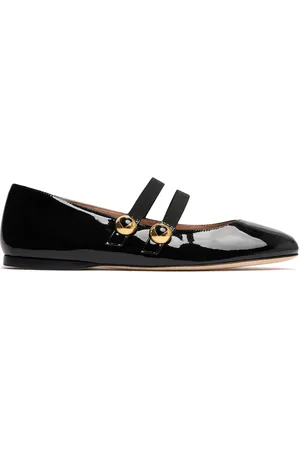 Moschino 5mm Patent Leather Flats