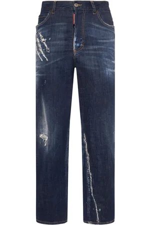 Dsquared2 Boston High Waisted Straight Jeans