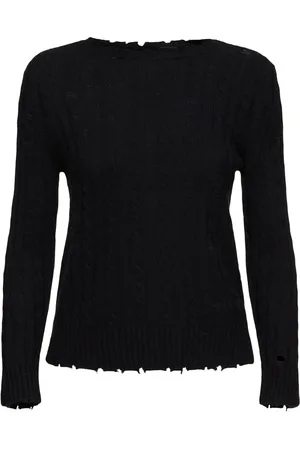Marc Jacobs Shrunken Cashmere Blend Cable Cardigan