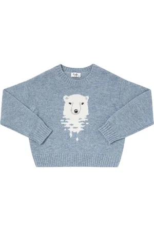 Il gufo Jacquard Wool Knit Sweater