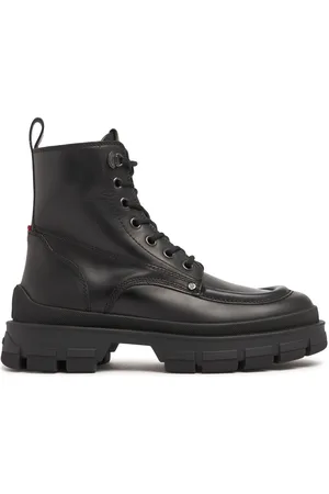 Moncler 7.8cm Hevea Leather Ankle Boots