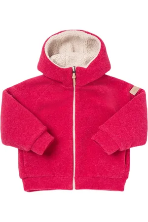 Il gufo Hooded Double Face Poly Blend Jacket