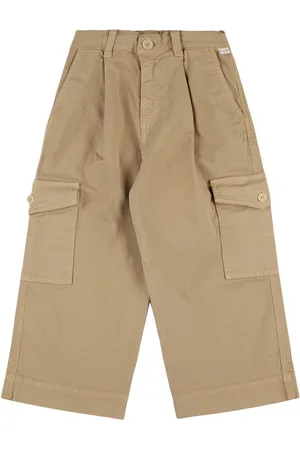 Il gufo Stretch Cotton Gabardine Cargo Pants
