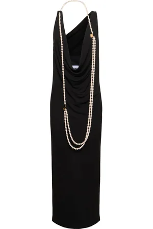 Moschino Viscose Organza Long Dress