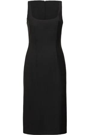 Moschino Compact Wool Midi Dress