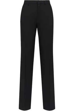 Ami Straight Fit Wool Gabardine Pants