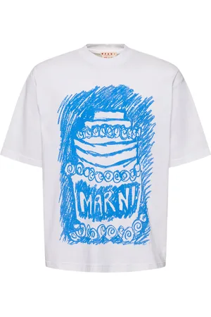 Marni Blue Cake Jersey T-shirt