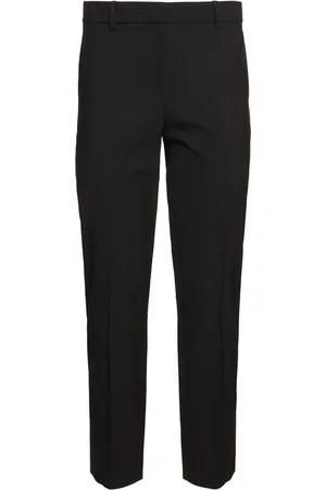 THEORY Treeca Stretch Wool Straight Pants