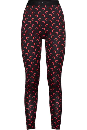 Marine Serre Moon Printed Jersey Stirrup Leggings