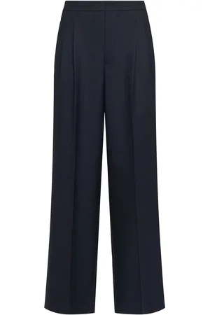 Ami Oversized Wool Gabardine Pants