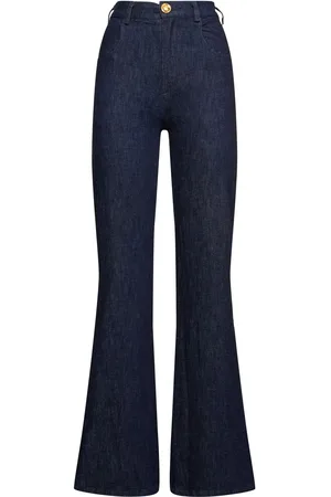 Giambattista Valli High Waist Denim Flared Jeans