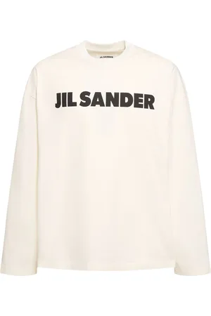 Jil Sander Logo Print Long Sleeve T-shirt