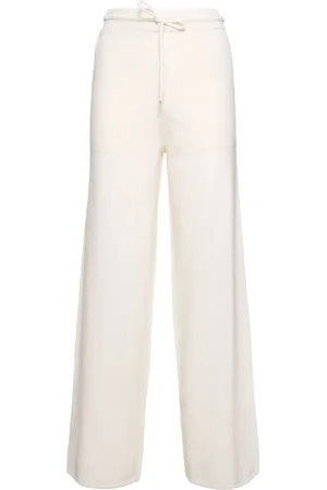 Max Mara Rino Wool Knit Wide Jogger Pants