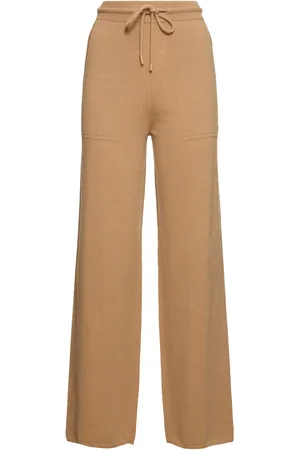 Max Mara Rino Wool Knit Wide Jogger Pants