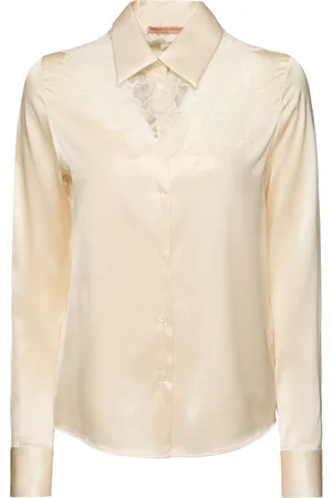 ERMANNO SCERVINO Embroidered Silk Blend Shirt