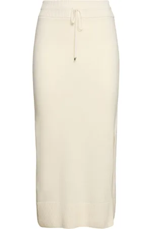 ERMANNO SCERVINO Knitted Elastic Waist Midi Skirt