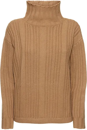 Max Mara Vitalba Wool Knit Turtleneck Sweater