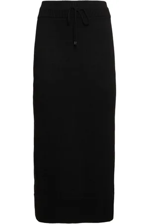 ERMANNO SCERVINO Knitted Elastic Waist Midi Skirt