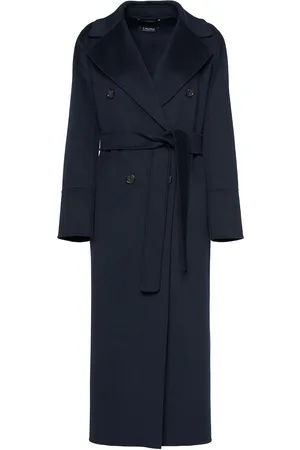Max Mara Picasso Belted Wool Long Coat