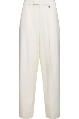 GIUSEPPE DI MORABITO Stretch Wool Wide Pants