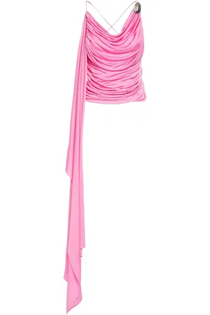 GIUSEPPE DI MORABITO Draped Viscose Jersey Top