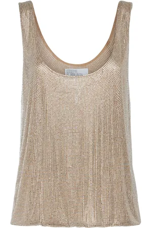 GIUSEPPE DI MORABITO Embellished Jersey Tank Top