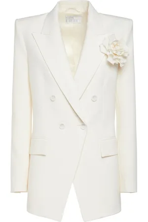 GIUSEPPE DI MORABITO Stretch Wool Double Breasted Blazer