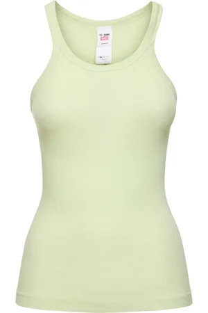 RE/DONE Ribbed Cotton Tank Top