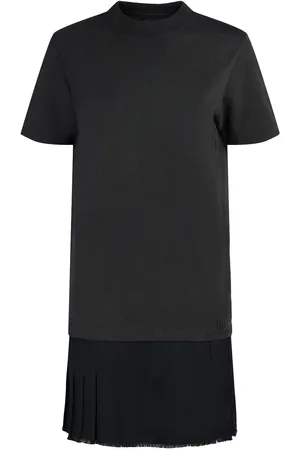 Balenciaga Cotton T-shirt & Tailored Twill Dress