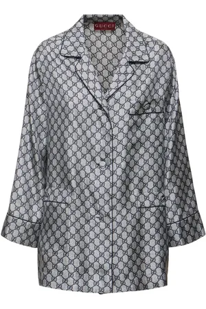 Gucci Gg Supreme Silk Shirt