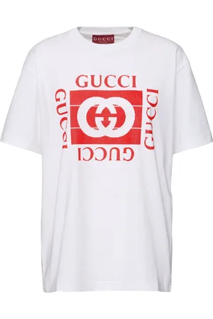 Gucci Interlocking G Print Cotton T-shir