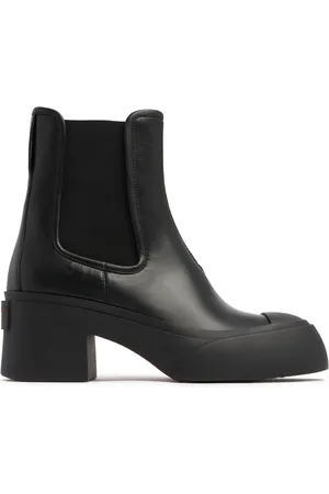 Marni 60mm Leather Chelsea Boots