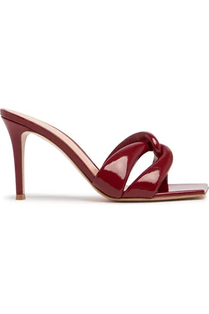 Gianvito Rossi 85mm Patent Leather Mules