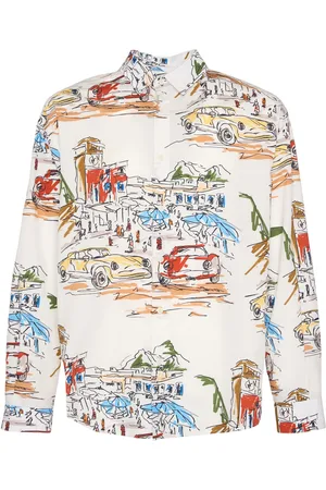 Jacquemus La Chemise Simon Printed Cotton Shirt