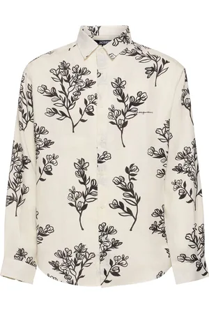Jacquemus La Chemise Simon Printed Linen Shirt