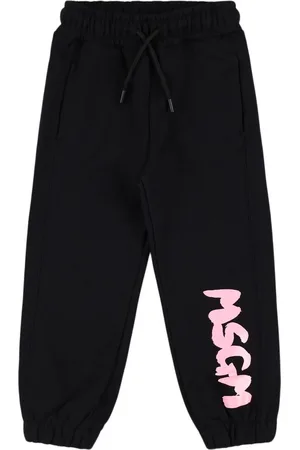 Msgm Printed Cotton Sweatpants