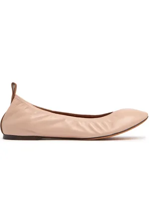 Lanvin 5mm Leather Ballerina Flats
