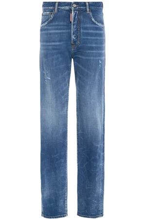 Dsquared2 642 Mid Rise Baggy Jeans