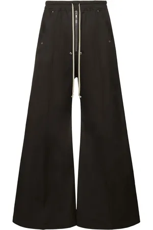 Rick Owens Wide Bela Cotton Poplin Pants