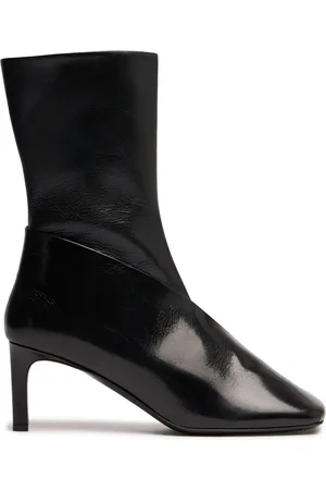 Jil Sander 65mm Leather Ankle Boots
