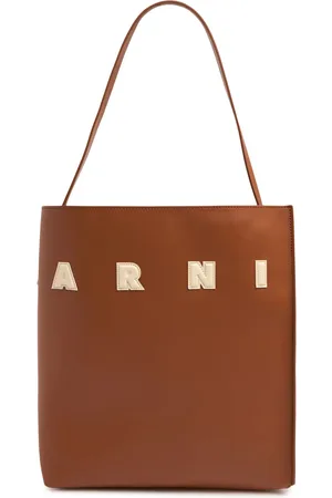 Marni Medium Museo Hobo Leather Tote Bag