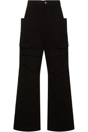 Rick Owens Stefan Cargo Brushed Cotton Jeans