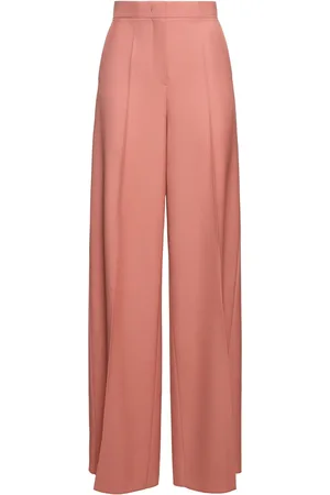 Max Mara Senna Wool Gabardine Wide Pants