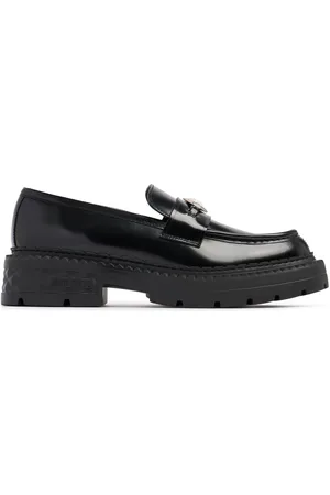 Jimmy Choo 20mm Marlow Leather Loafers