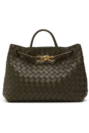 Bottega Veneta Medium Andiamo Leather Top Handle Bag
