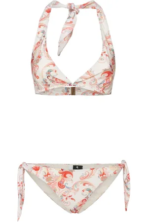 Etro Printed Lycra Triangle Bikini Set