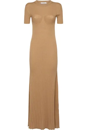 Max Mara Europa Wool & Silk Knit Maxi Dress