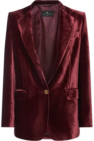 Etro Velvet Single Breast Jacket
