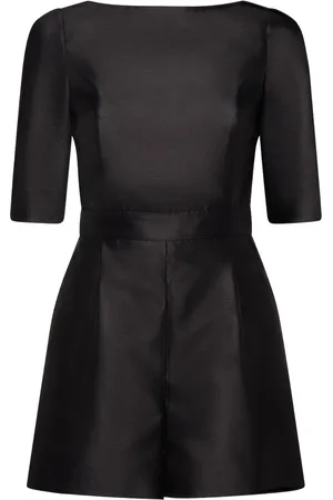 Max Mara Sandalo Silk & Cotton Short Jumpsuit
