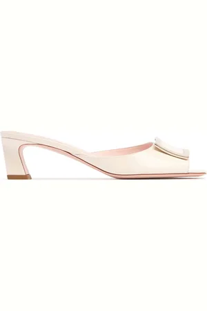 Roger Vivier 45mm Trompette Patent Leather Mules